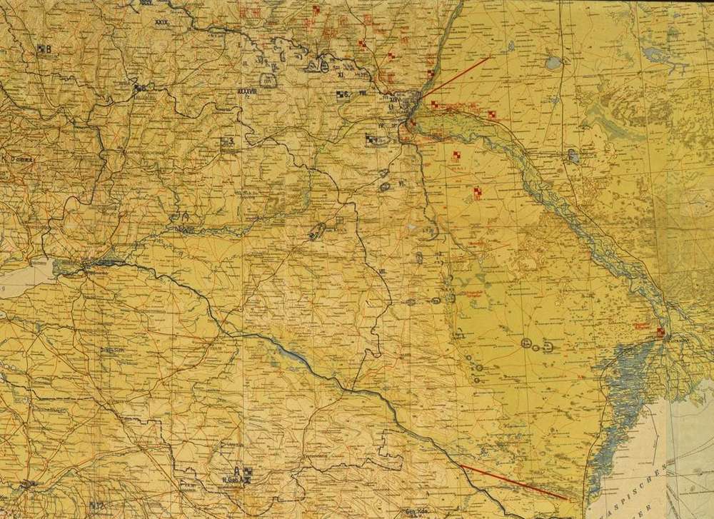 OKH Lage Ost situation map, 19 November 1942