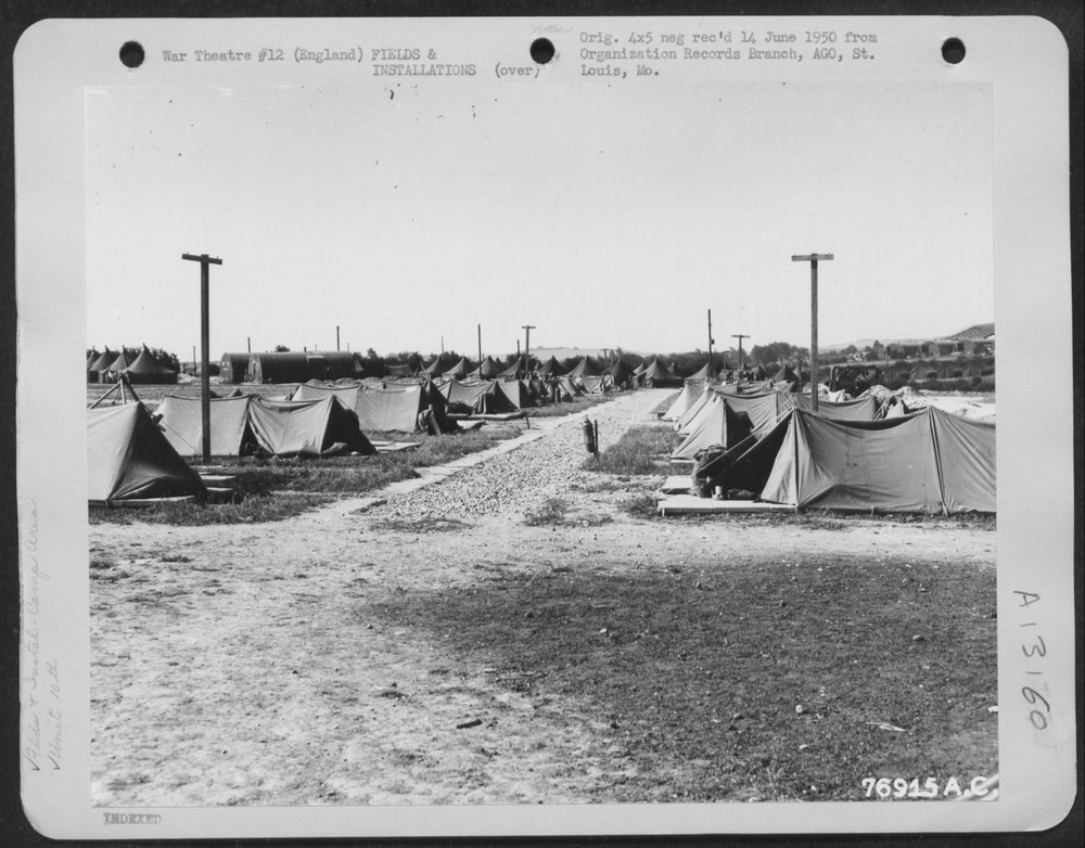 10th Air Depot camp in England
