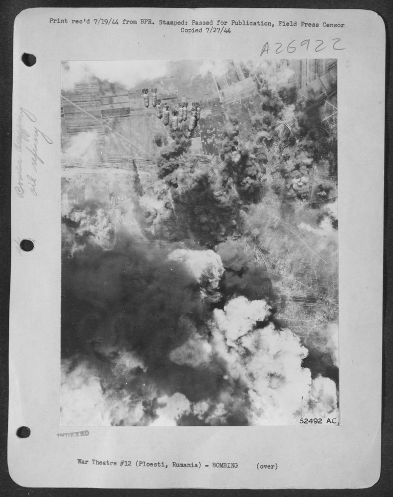 15th AAF heavies bombing Oil Refineries