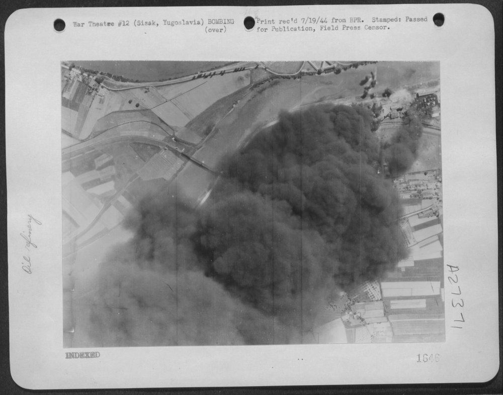 15th Air Force bombs Caprag refinery
