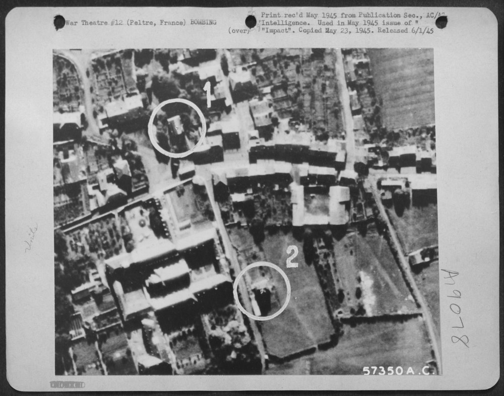 17th SS Division in Peltre France
