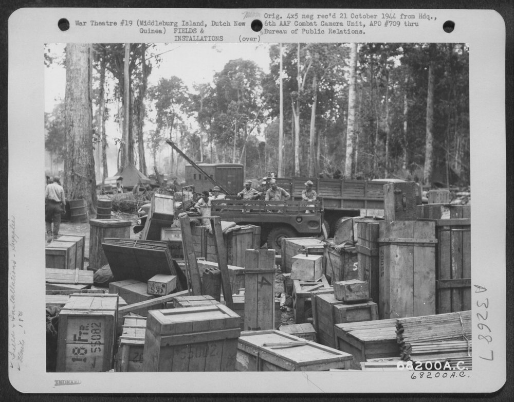 18th Fighter Group equipment on Middleburg Island