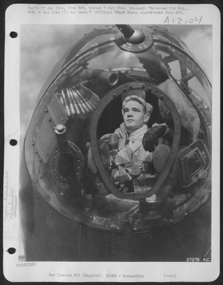 1st Lt Arnold C Swain in B26 Marauder