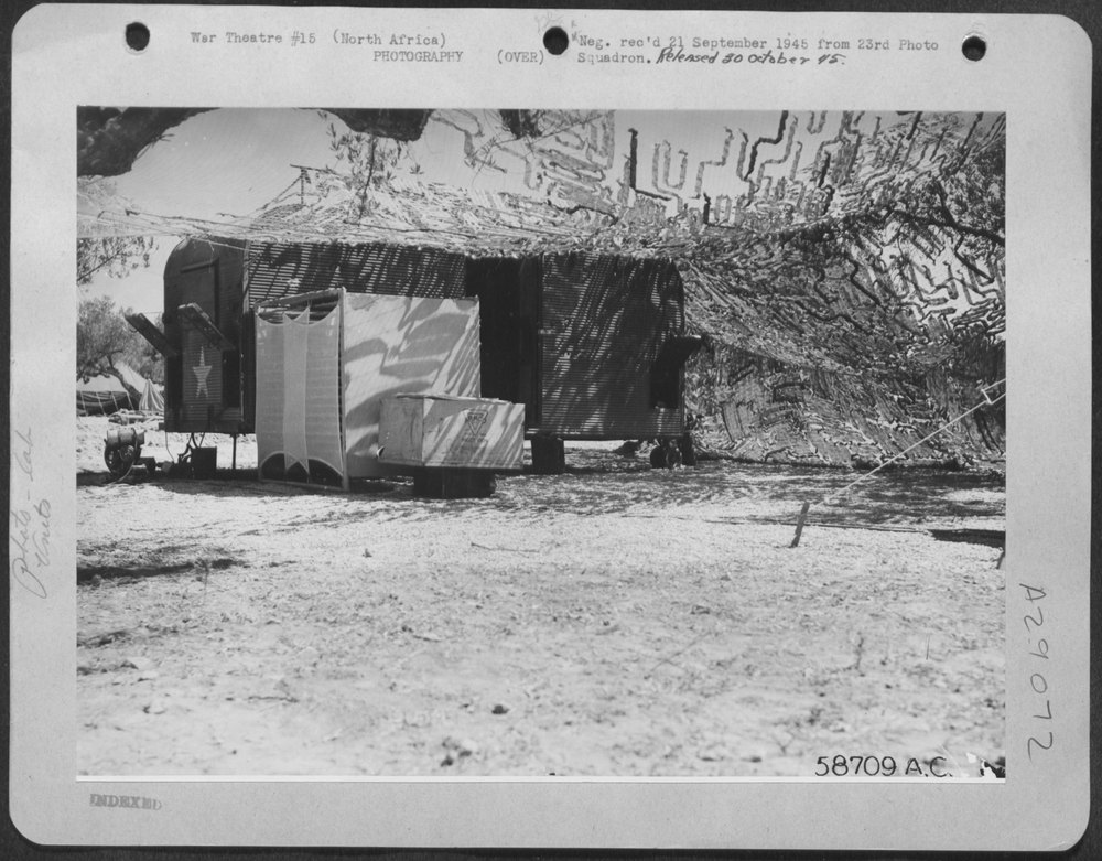 23rd Photo Squadron lab in North Africa