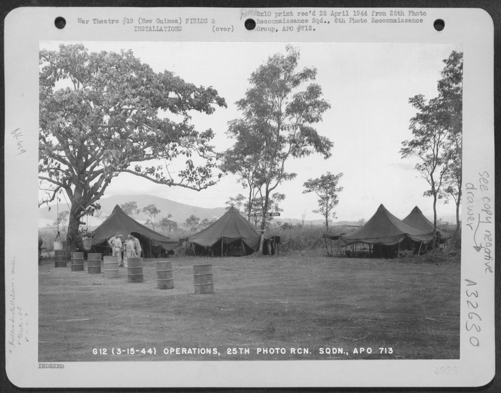 25th Photo Reconnaissance Squadron in New Guinea