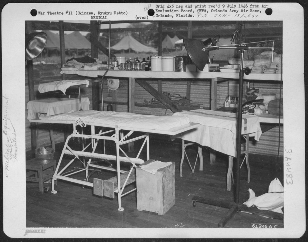29th Portable Surgical Hospital near Yontan Airstrip