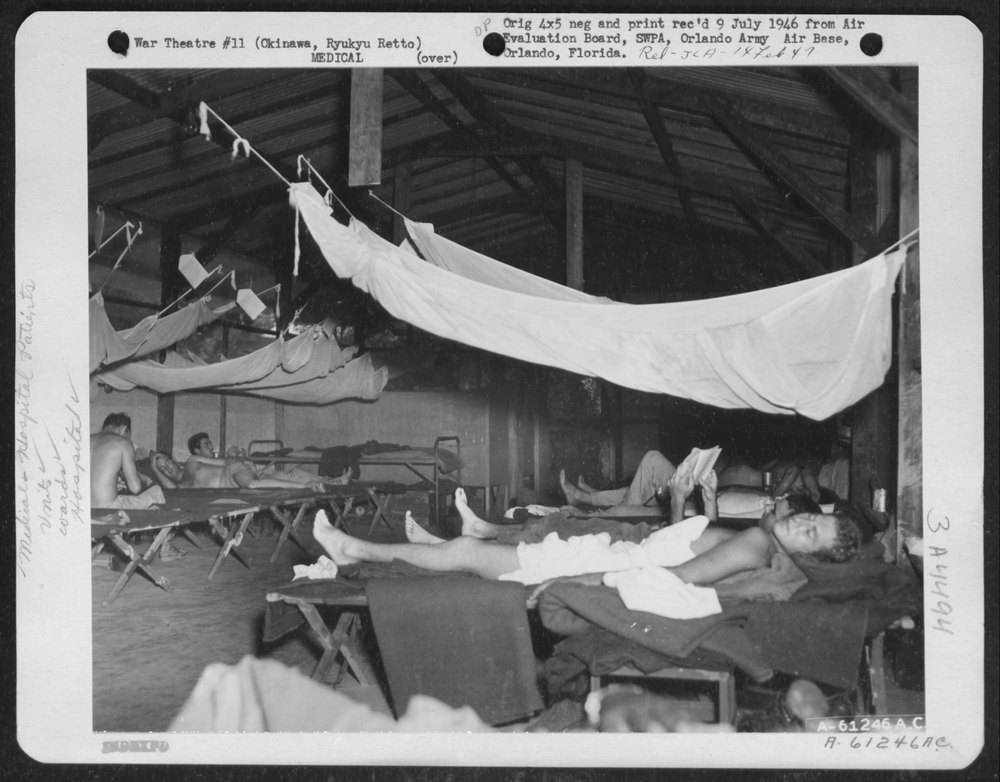 29th Portable Surgical Hospital near Yontan Airstrip
