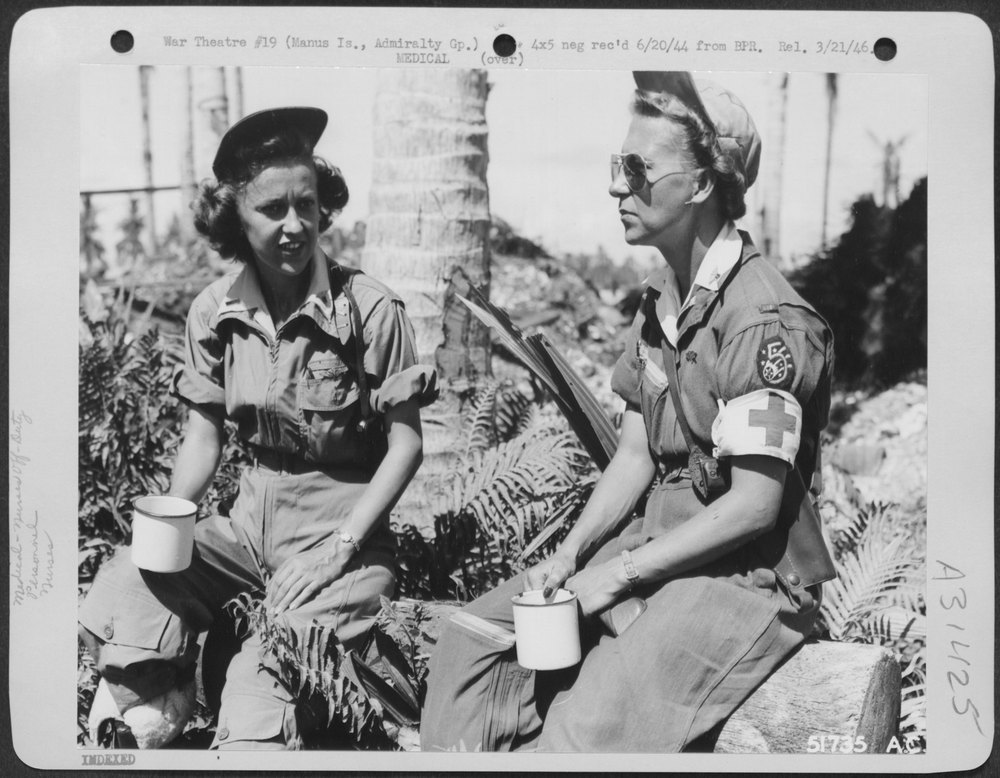 2nd Lt. Elizabeth Dodd and 2nd Lt. Kathleen Dial