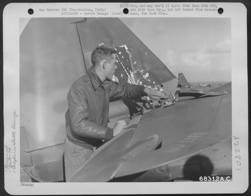 2nd Lt G R Mcmoody at Capodichino