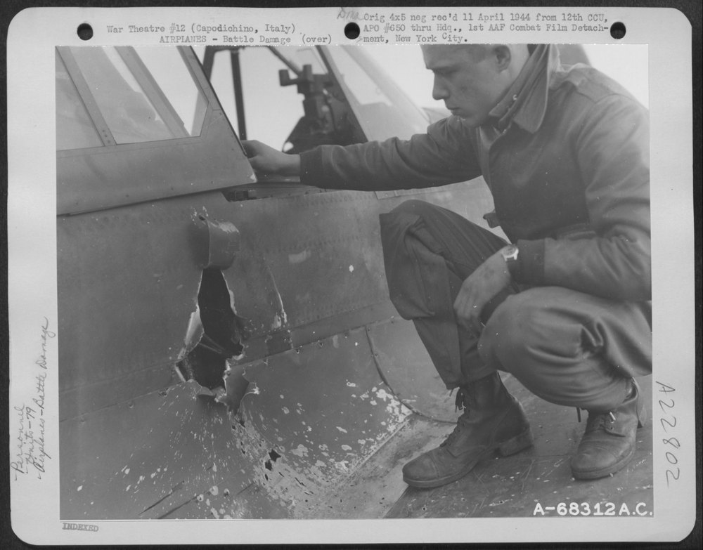 2nd Lt G R Mcmoody at Capodichino