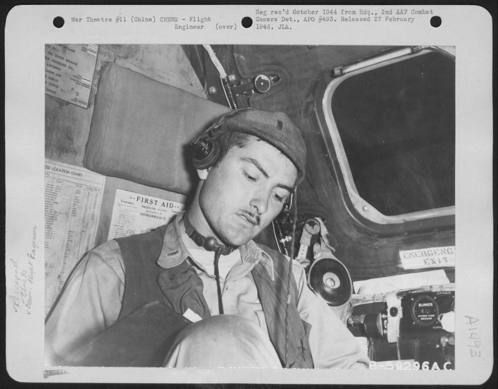 2nd Lt George H Williamson on B29 Eddie Allen