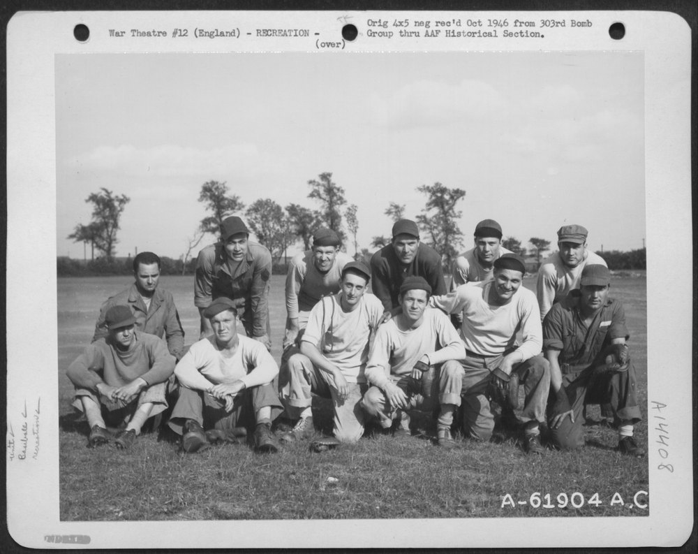 303rd Bomb Group baseball team England