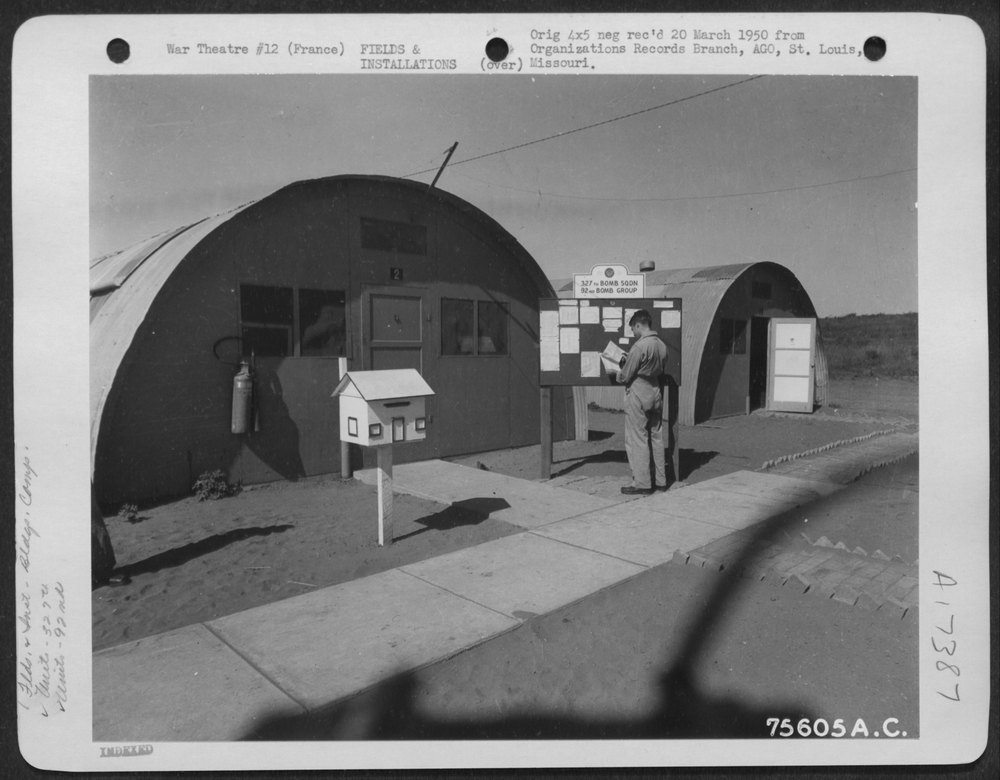 327th Bomb Squadron in France