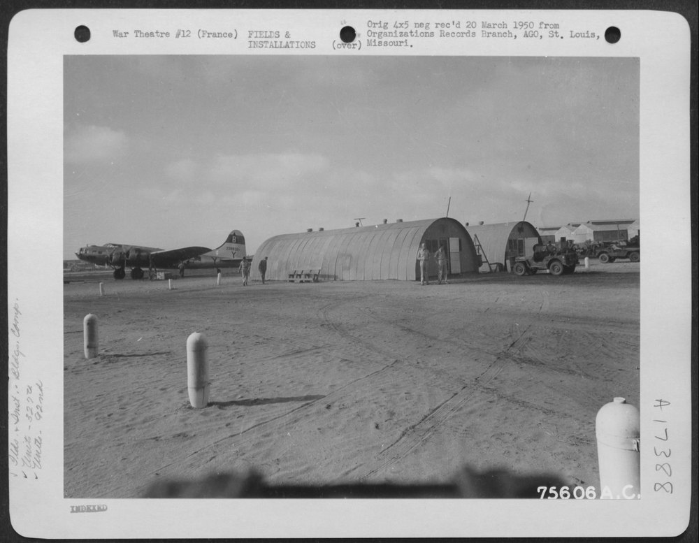 327th Bomb Squadron in France