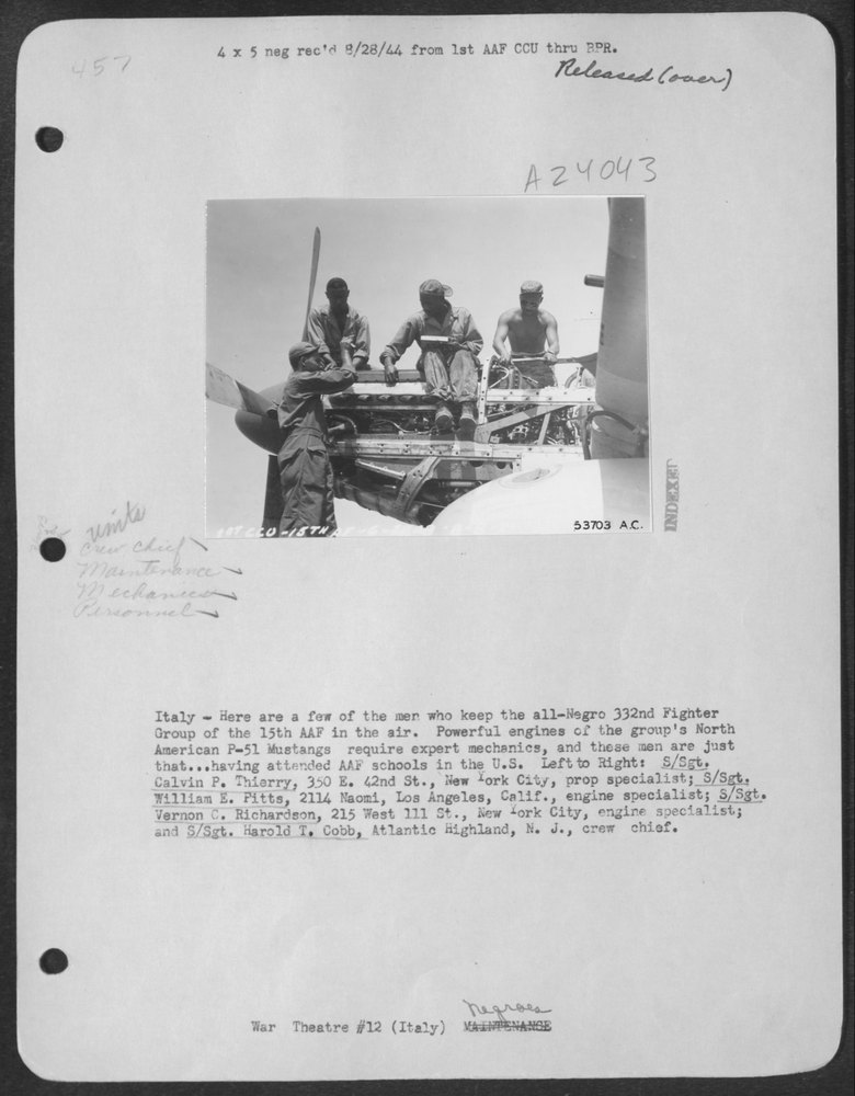 332nd Fighter Group in Italy