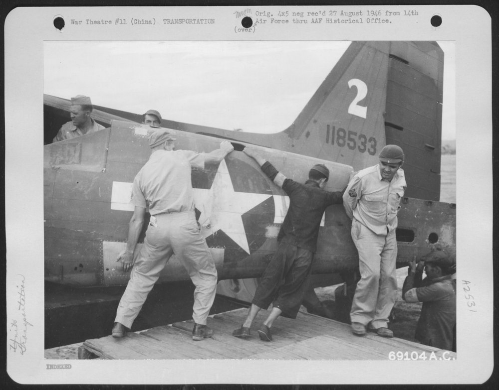 332nd Troop Carrier Squadron in China