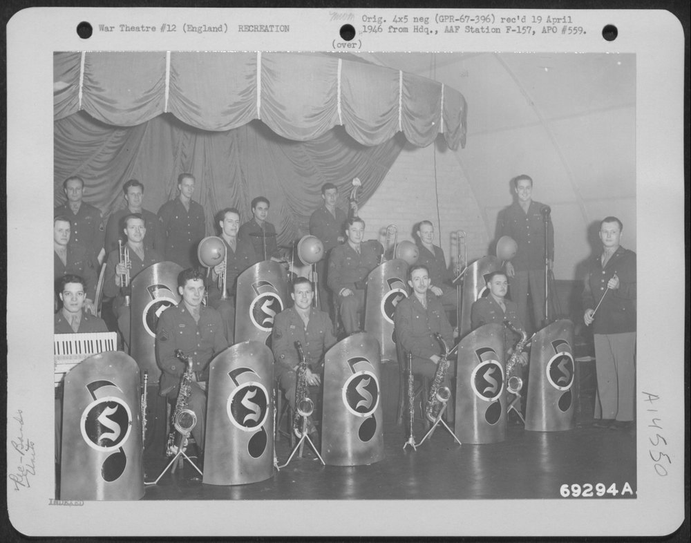 353rd Fighter Group band in England