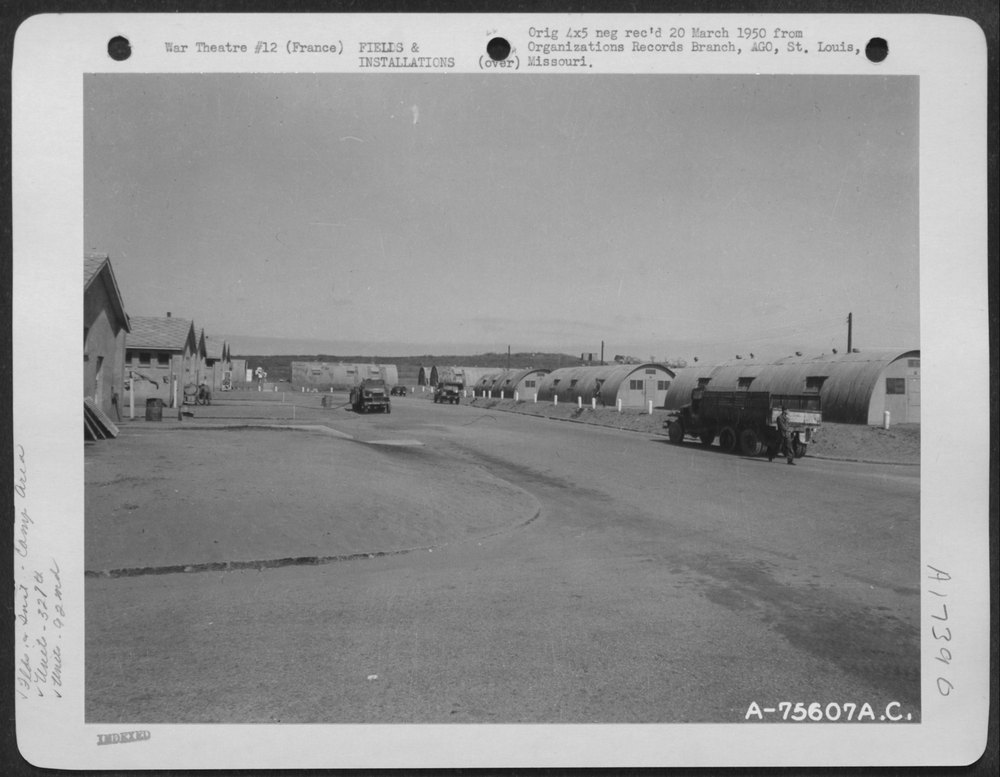372th Bomb Squadron quarters in France