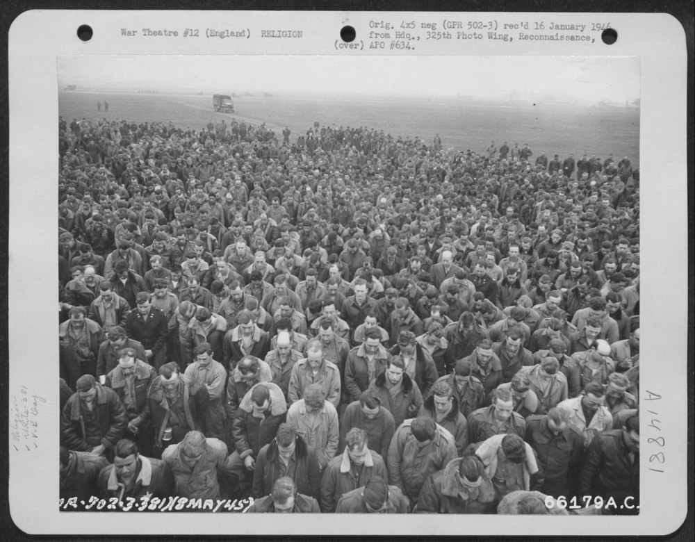 381st Bomb Group V-E Day England