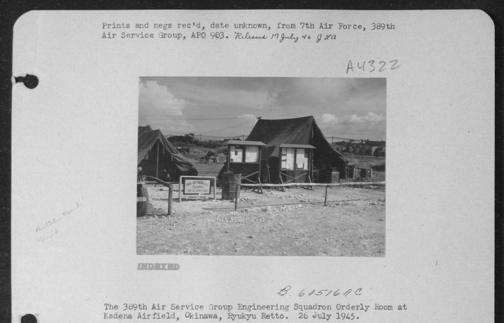 389th Air Service Group at Kadena Airfield