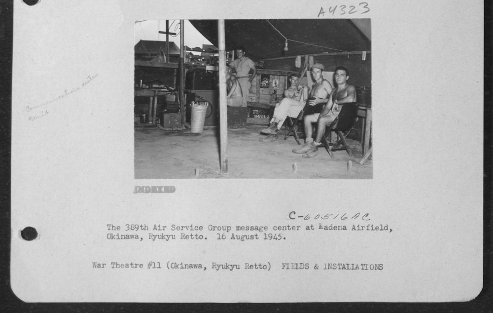 389th Air Service Group at Kadena Airfield