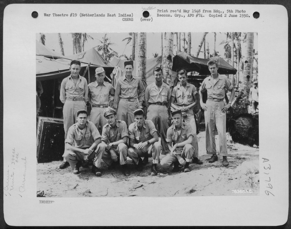 394th Bomb Squadron crew Netherlands East Indies