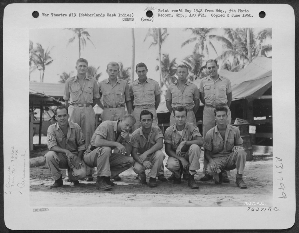394th Bomb Squadron crew Netherlands East Indies
