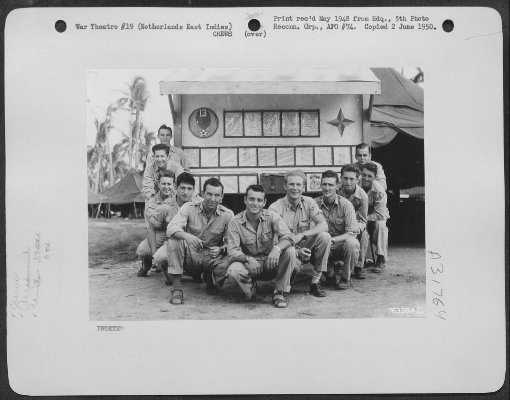 394th Bomb Squadron crew Netherlands East Indies