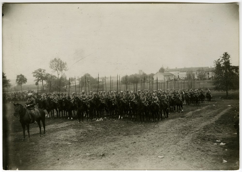 3rd Squadron 7th Chevauxleger Regiment on horseback