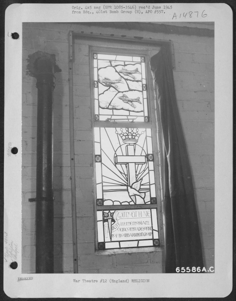 401st Bomb Group at English chapel