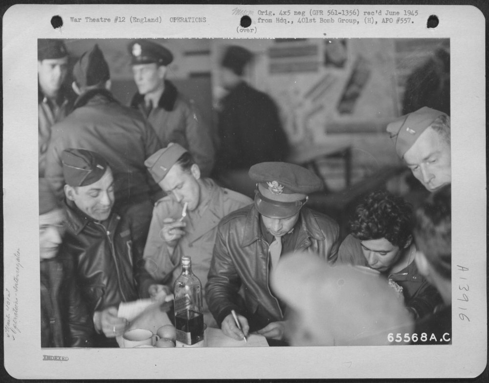 401st Bomb Group over Nancy France