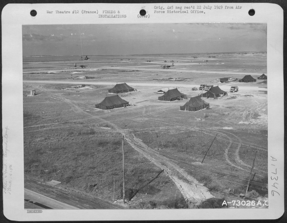 410th Bomb Group base in France