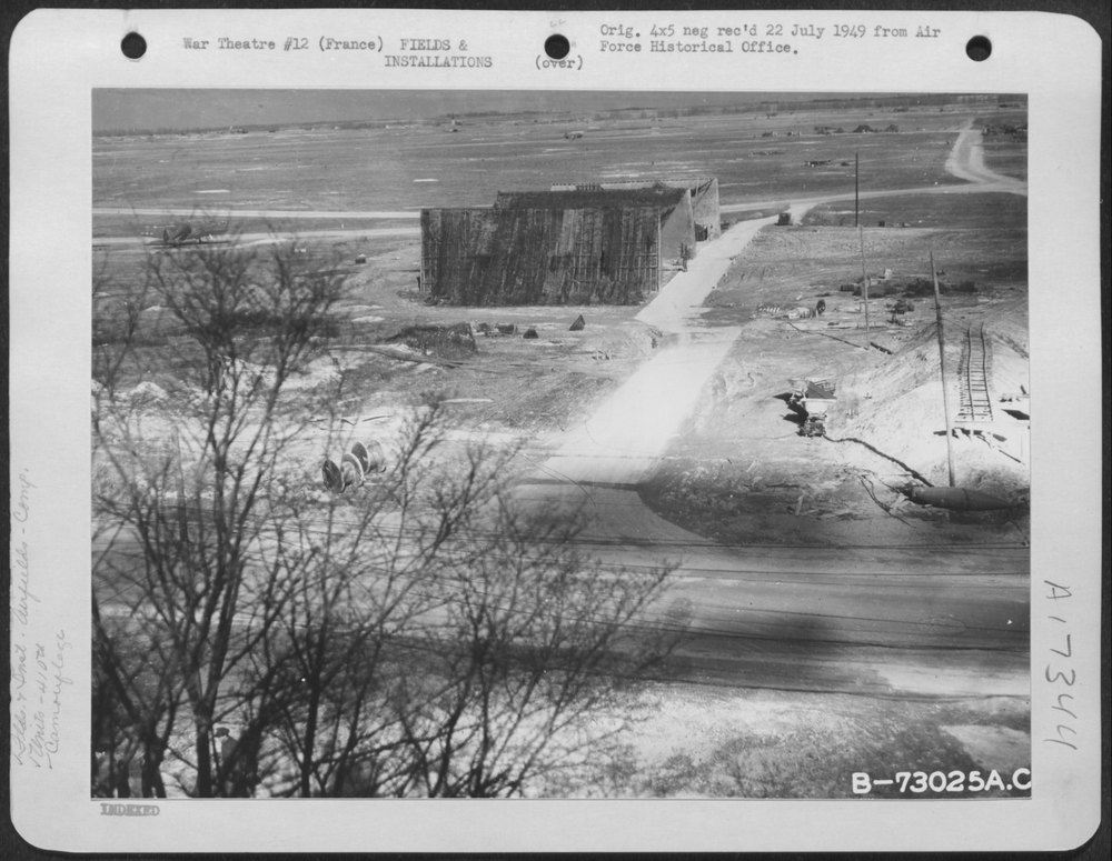410th Bomb Group base in France