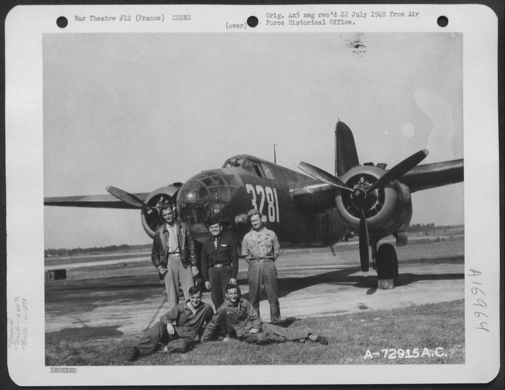 410th Bomb Group in France