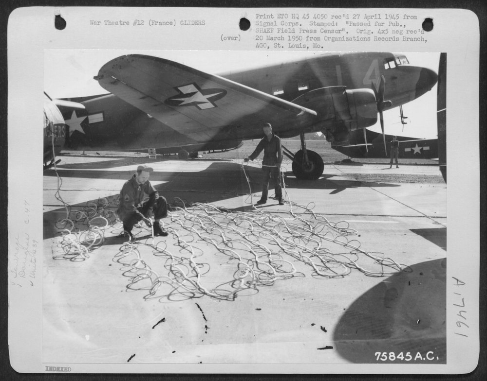 439th Troop Carrier Group prepares for airborne operation