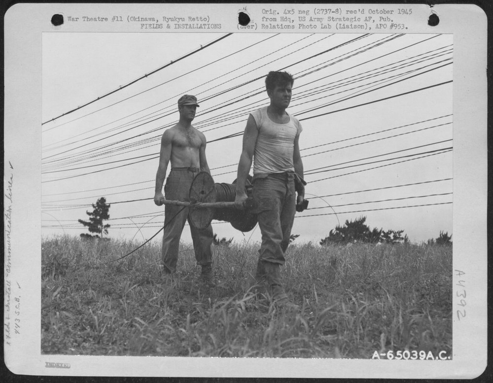 443rd Signal Construction Battalion on Okinawa