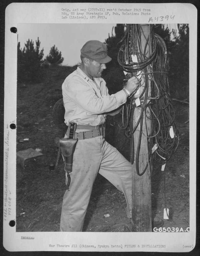 443rd Signal Construction Battalion on Okinawa