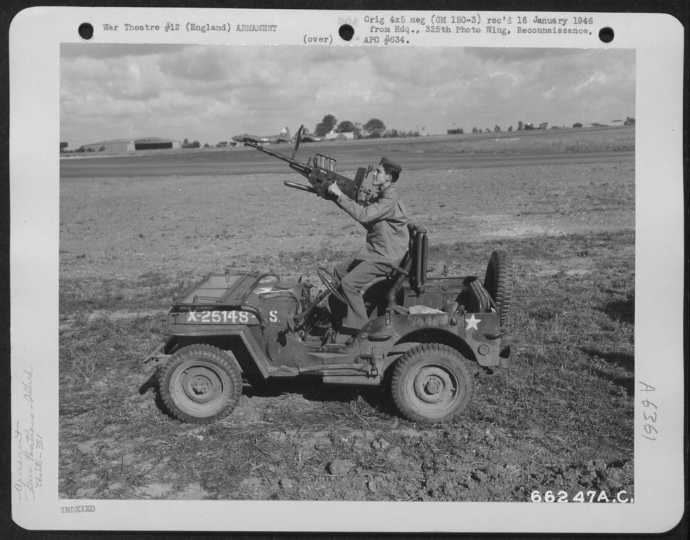 50 Cal Gun at 8th Air Force Station