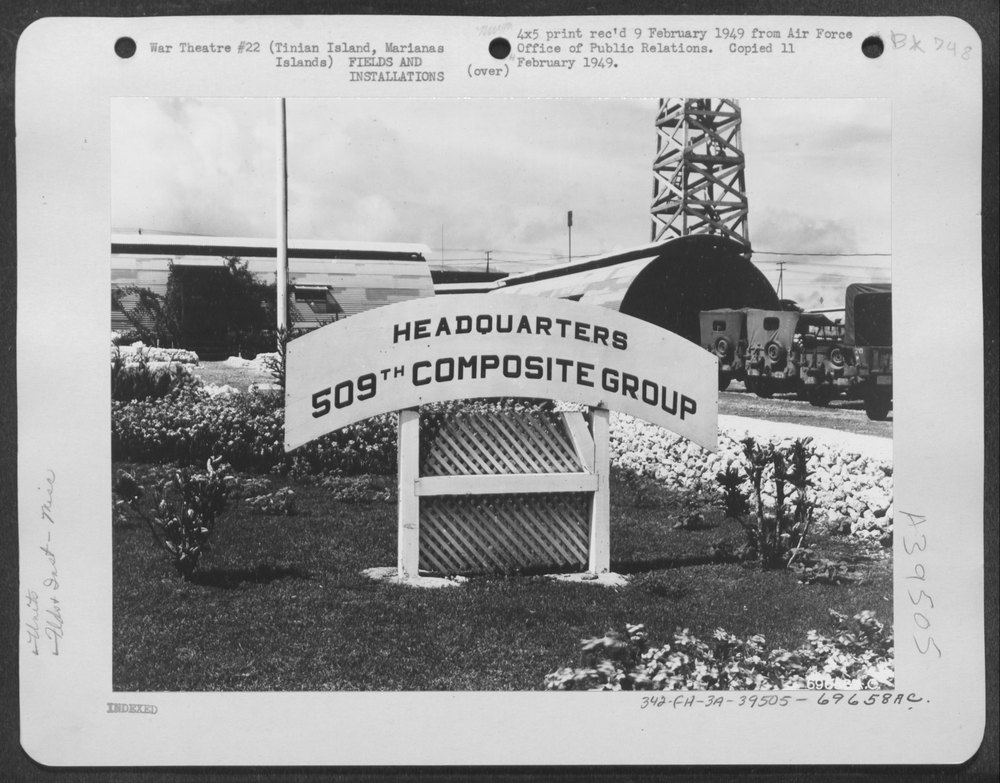 509th Composite Group on Tinian Island