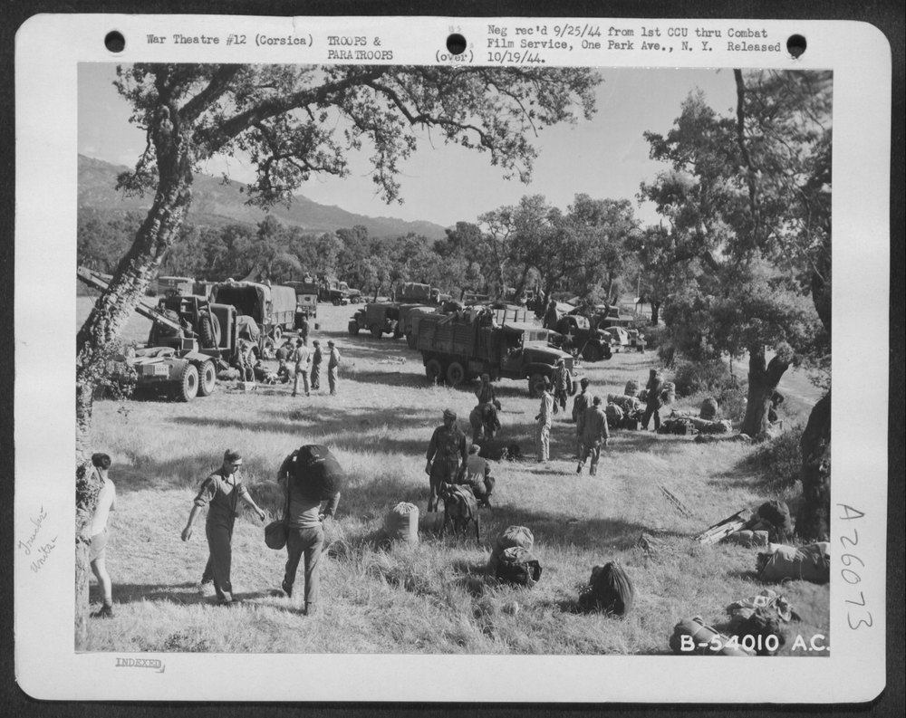 52nd Fighter Group breaks camp in Corsica