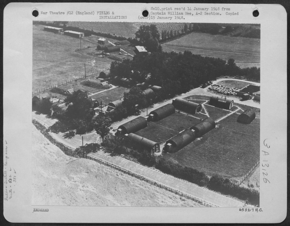 532nd Bomb Squadron living quarters England
