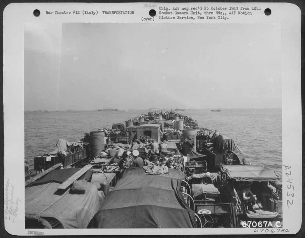 5th Army landing near Salerno