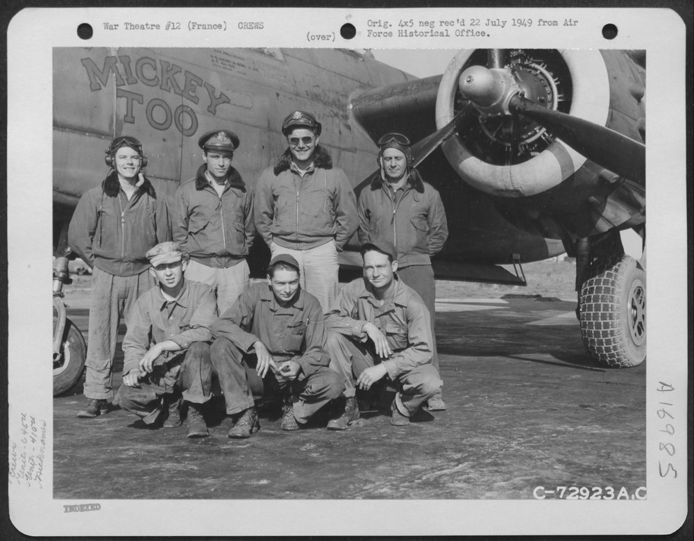 645th Bomb Squadron in France