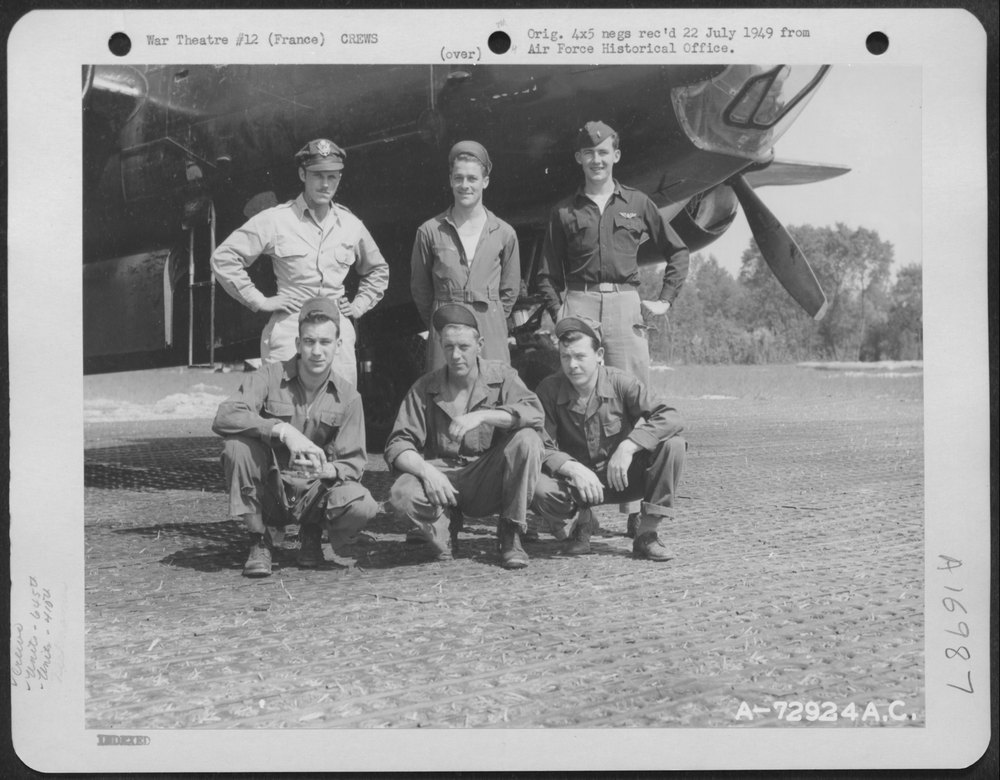 645th Bomb Squadron in France