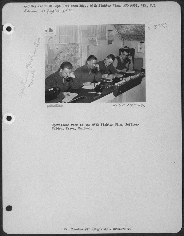 65th Fighter Wing Operations Room Essex