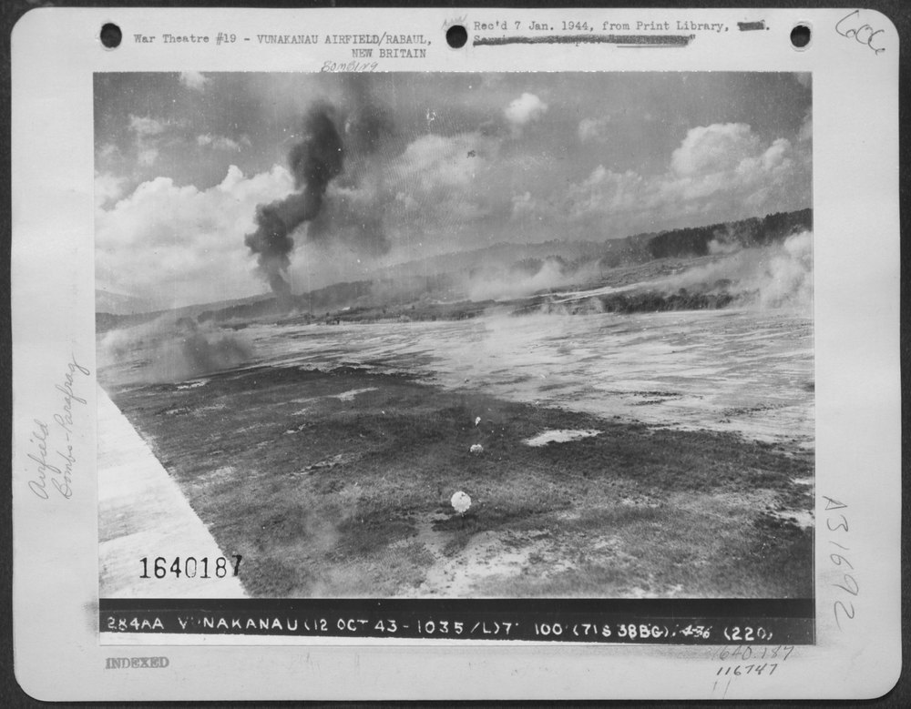 71st Sq bombing Vunakanua Airfield
