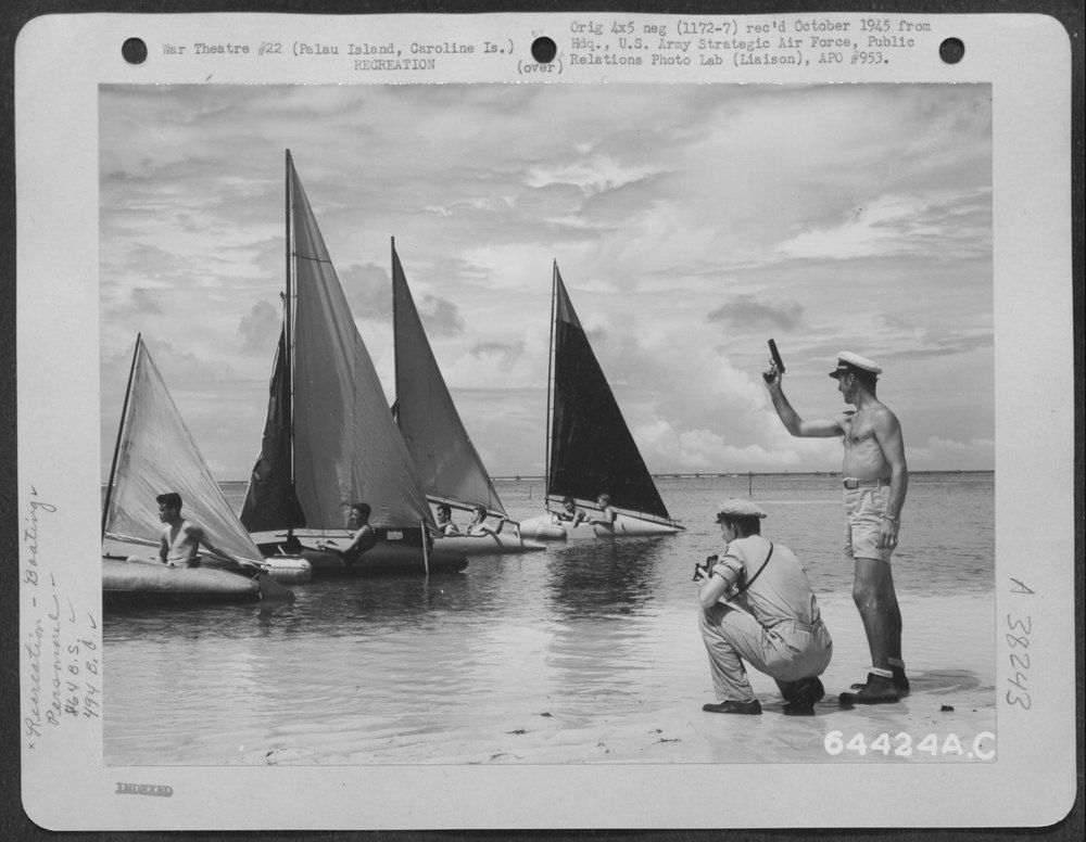 7th Air Force Crew In Palau Islands