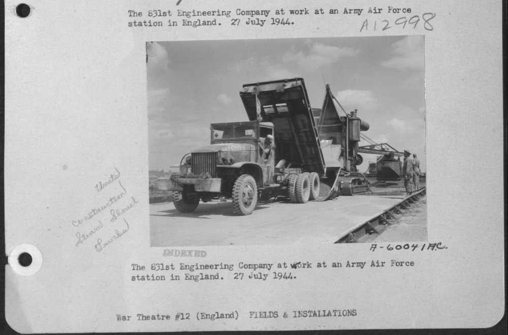 831st Engineering Company at Army Air Force station