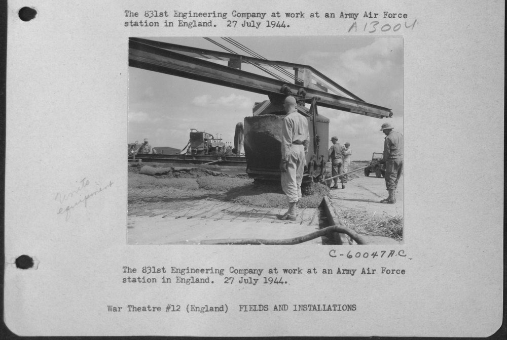 831st Engineering Company at Army Air Force station