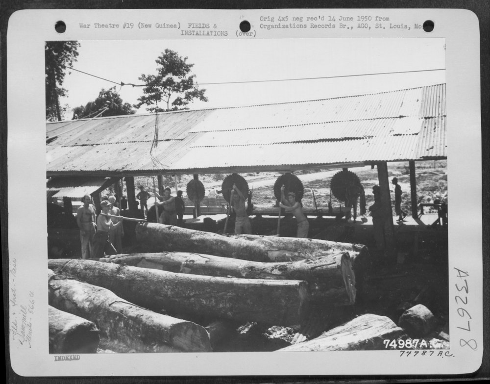 866th Engineer Aviation Battalion in New Guinea